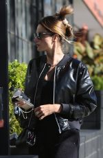 ALESSANDRA AMBROSIO Out Driving Her New Bentley Convertible in Brentwood 01/27/2022
