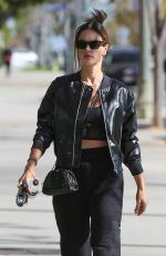 ALESSANDRA AMBROSIO Out Driving Her New Bentley Convertible in Brentwood 01/27/2022