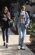 ALEXANDRA SHIPP Out for Lunch with a Friend in Beverly Hills 01/27/2022