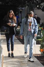 ALEXANDRA SHIPP Out for Lunch with a Friend in Beverly Hills 01/27/2022