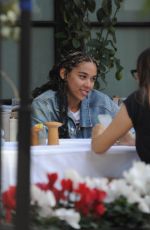ALEXANDRA SHIPP Out for Lunch with a Friend in Beverly Hills 01/27/2022