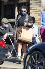 ALIA SHAWKAT Out for Coffee To-go in Los Feliz 01/21/2022