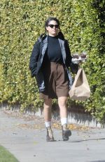 ALIA SHAWKAT Out for Coffee To-go in Los Feliz 01/21/2022