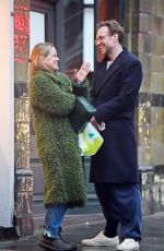 ALICE EVE and Rafe Spall Out in London 01/16/2022
