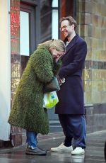 ALICE EVE and Rafe Spall Out in London 01/16/2022