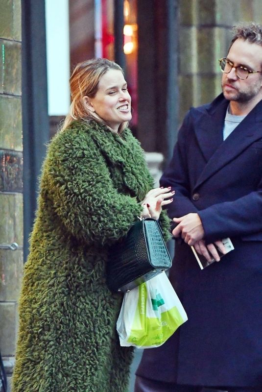 ALICE EVE and Rafe Spall Out in London 01/16/2022