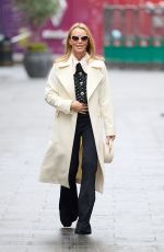 AMANDA HOLDEN Arrives at Global Radio in London 01/10/2022