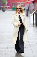 AMANDA HOLDEN Arrives at Global Radio in London 01/10/2022