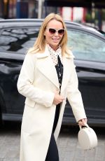 AMANDA HOLDEN Arrives at Global Radio in London 01/10/2022