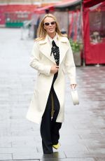 AMANDA HOLDEN Arrives at Global Radio in London 01/10/2022
