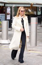 AMANDA HOLDEN Arrives at Global Radio in London 01/10/2022