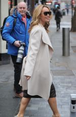 AMANDA HOLDEN Arrives at Heart Radio in London 01/11/2022