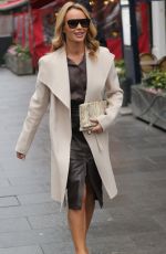 AMANDA HOLDEN Arrives at Heart Radio in London 01/11/2022