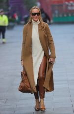 AMANDA HOLDEN Arrives at Heart Radio in London 01/18/2022