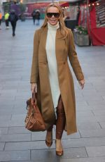 AMANDA HOLDEN Arrives at Heart Radio in London 01/18/2022