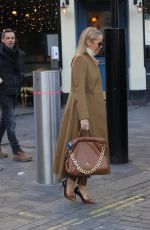 AMANDA HOLDEN Arrives at Heart Radio in London 01/18/2022