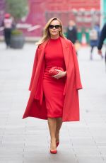 AMANDA HOLDEN Arrives at Heart Radio in London 01/25/2022