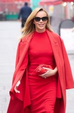 AMANDA HOLDEN Arrives at Heart Radio in London 01/25/2022
