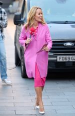 AMANDA HOLDEN at Global Radio at Leicester Square in London 01/12/2022