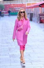 AMANDA HOLDEN at Global Radio at Leicester Square in London 01/12/2022