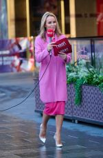 AMANDA HOLDEN at Global Radio at Leicester Square in London 01/12/2022