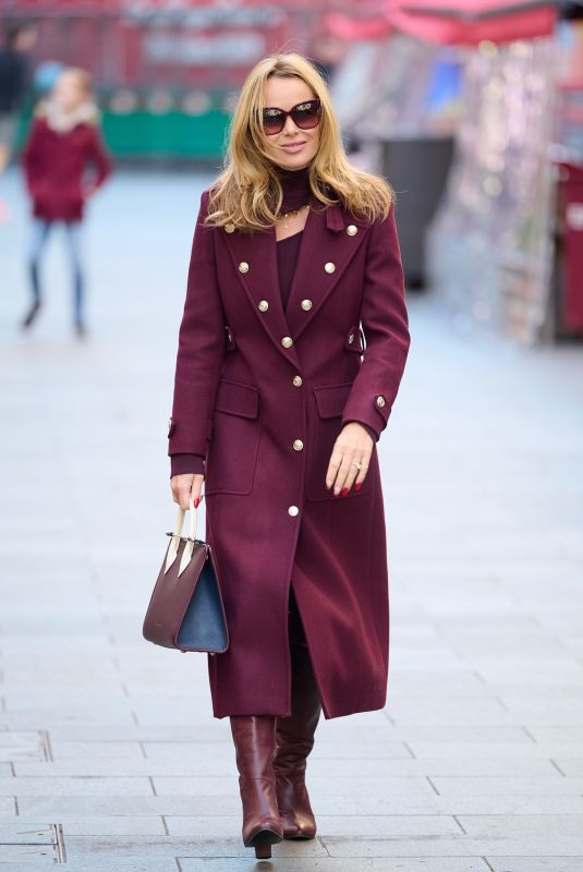 AMANDA HOLDEN at Global Radio Studios in London 01/05/2022