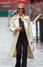 AMANDA HOLDEN at Global Radio Studios in London 01/10/2022