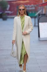 AMANDA HOLDEN at Heart Radio in London 01/17/2022