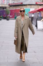 AMANDA HOLDEN Leaves Global Radio Studios London 01/21/2022