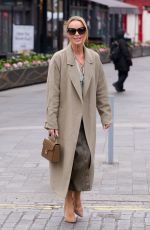 AMANDA HOLDEN Leaves Global Radio Studios London 01/21/2022