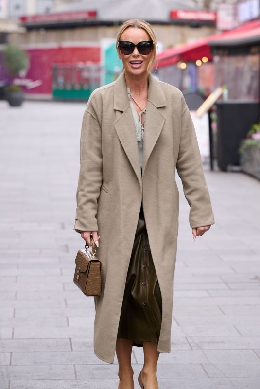 AMANDA HOLDEN Leaves Global Radio Studios London 01/21/2022