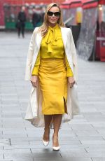 AMANDA HOLDEN Leaves Global Radio Studios London 01/27/2022