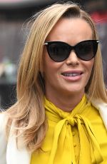 AMANDA HOLDEN Leaves Global Radio Studios London 01/27/2022