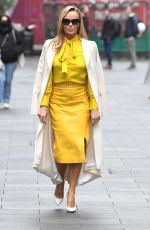 AMANDA HOLDEN Leaves Global Radio Studios London 01/27/2022