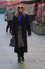 AMANDA HOLDEN Leaves Heart Radio in London 01/13/2022