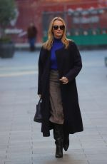 AMANDA HOLDEN Leaves Heart Radio in London 01/13/2022