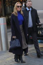 AMANDA HOLDEN Leaves Heart Radio in London 01/13/2022