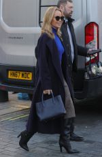AMANDA HOLDEN Leaves Heart Radio in London 01/13/2022