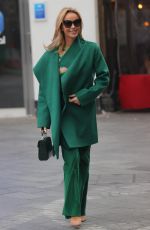 AMANDA HOLDEN Leaves Heart Radio in London 01/24/2022