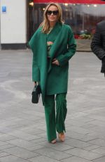 AMANDA HOLDEN Leaves Heart Radio in London 01/24/2022