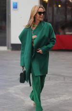 AMANDA HOLDEN Leaves Heart Radio in London 01/24/2022
