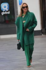 AMANDA HOLDEN Leaves Heart Radio in London 01/24/2022
