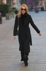 AMANDA HOLDEN Leaves Heart Radio in London 01/31/2022