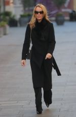 AMANDA HOLDEN Leaves Heart Radio in London 01/31/2022