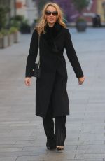 AMANDA HOLDEN Leaves Heart Radio in London 01/31/2022