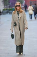 AMANDA HOLDES Arrives at Heart Radio in London 01/07/2022
