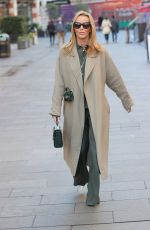 AMANDA HOLDES Arrives at Heart Radio in London 01/07/2022