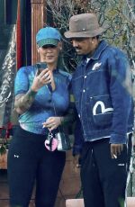 AMBER ROSE Leaves Flavor of India in Studio City 01/20/2022