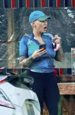 AMBER ROSE Leaves Flavor of India in Studio City 01/20/2022