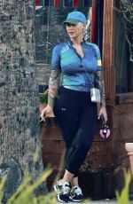 AMBER ROSE Leaves Flavor of India in Studio City 01/20/2022